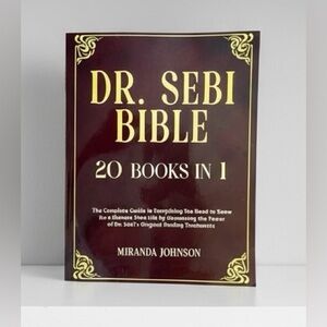 NEW Dr. Sebi Bible 20 Books‎ in 1 Complete Guide to Disease-Free Life